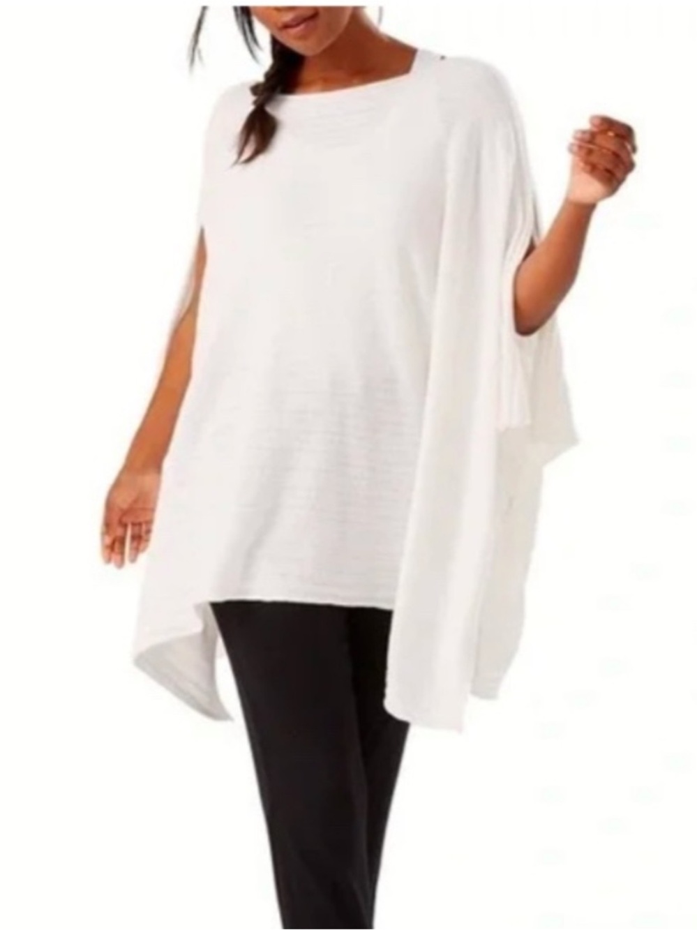Tommy Bahama Off White Island Soft Effortless Poncho One